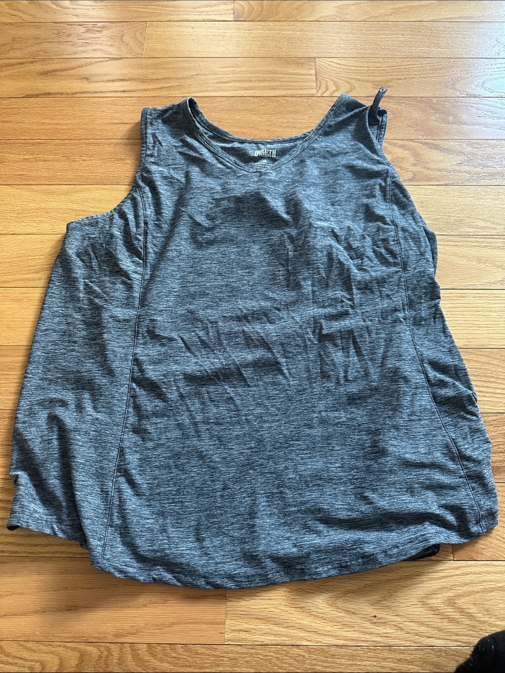 Duluth Trading Co Gray Heather Sleeveless Tank
